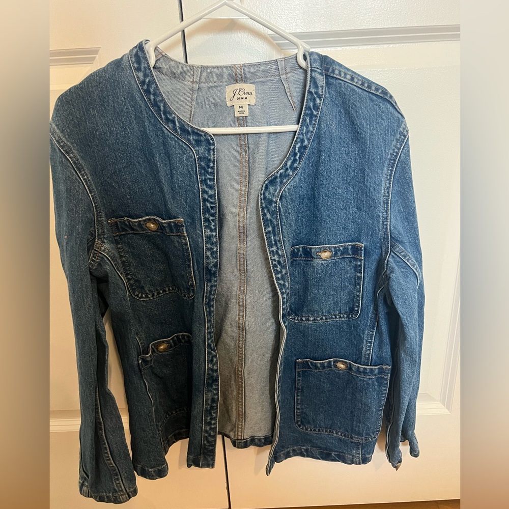 Vintage J crew denim jacket
Size medium
New condition.